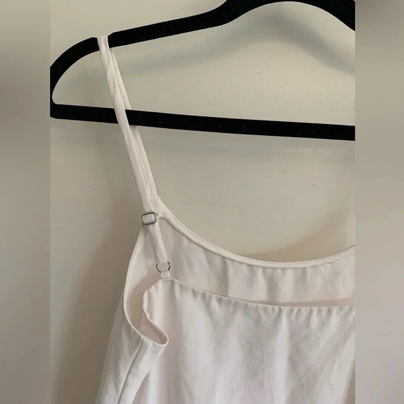 EVERLANE The Japanese GoWeave white Mini Slip dress size  00 balletcore casual - Picture 6 of 11
